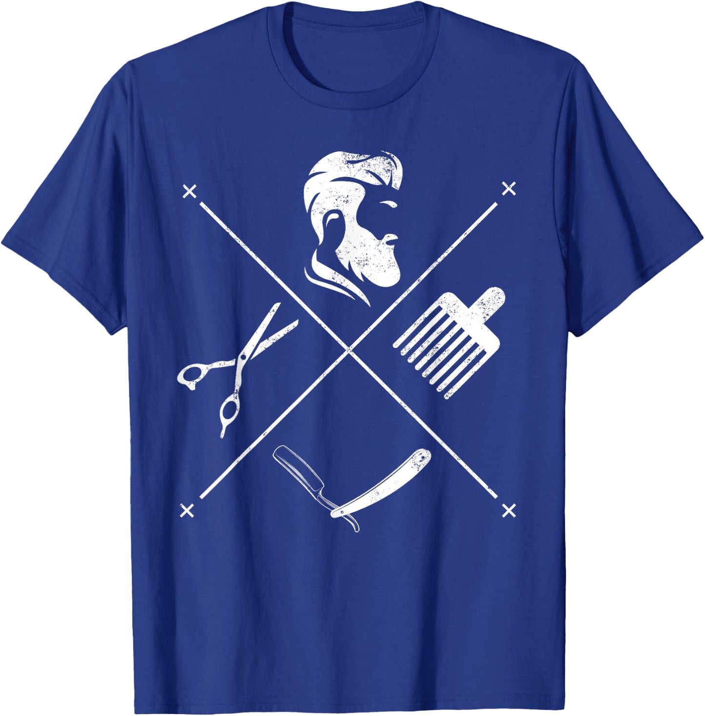 Barber Barbershop - Hairdresser Hairstylist Barber T-Shirt - T-Shirt | Royal