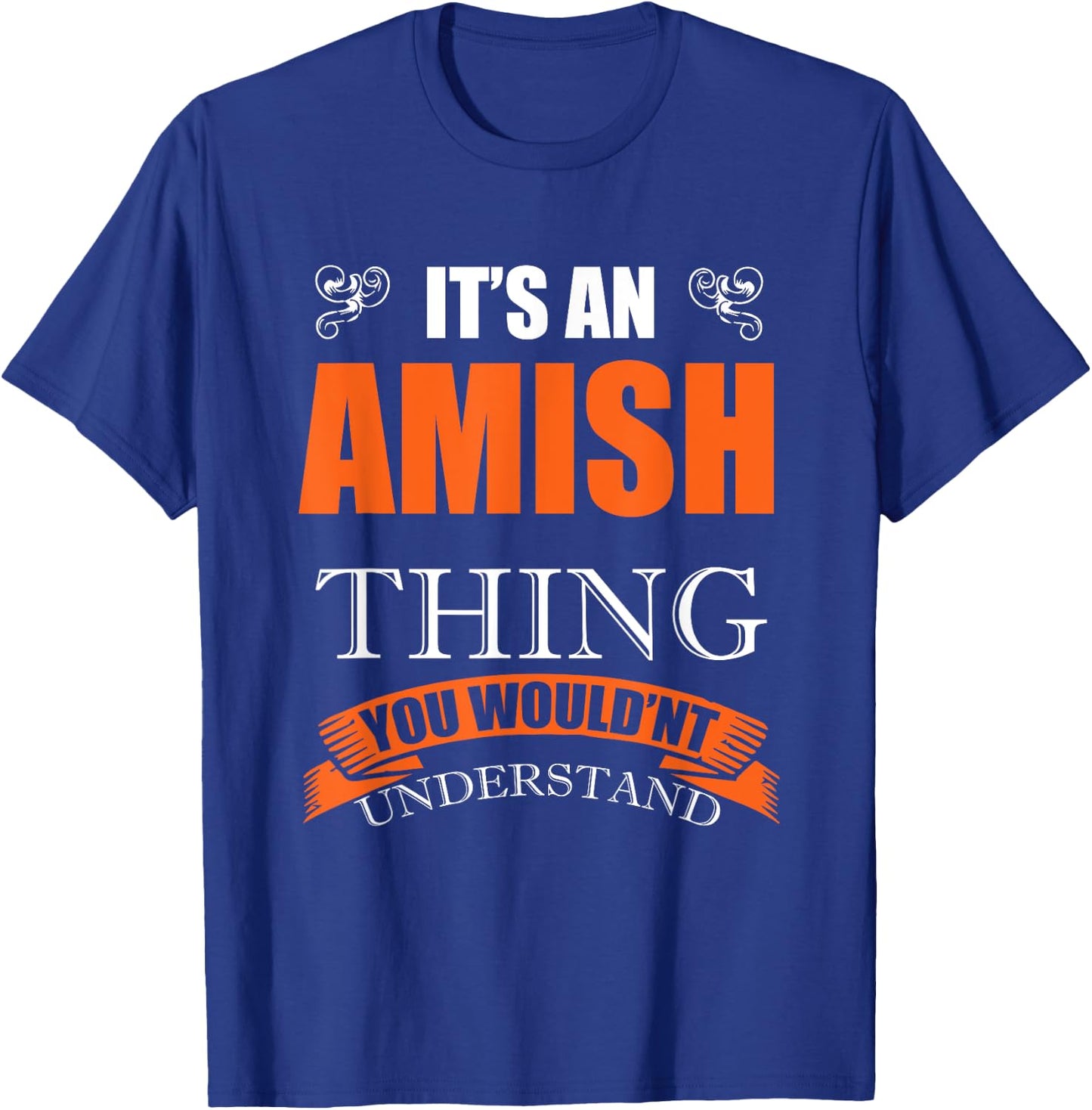 Bearded Man Amish Beard T-Shirt - T-Shirt | Royal