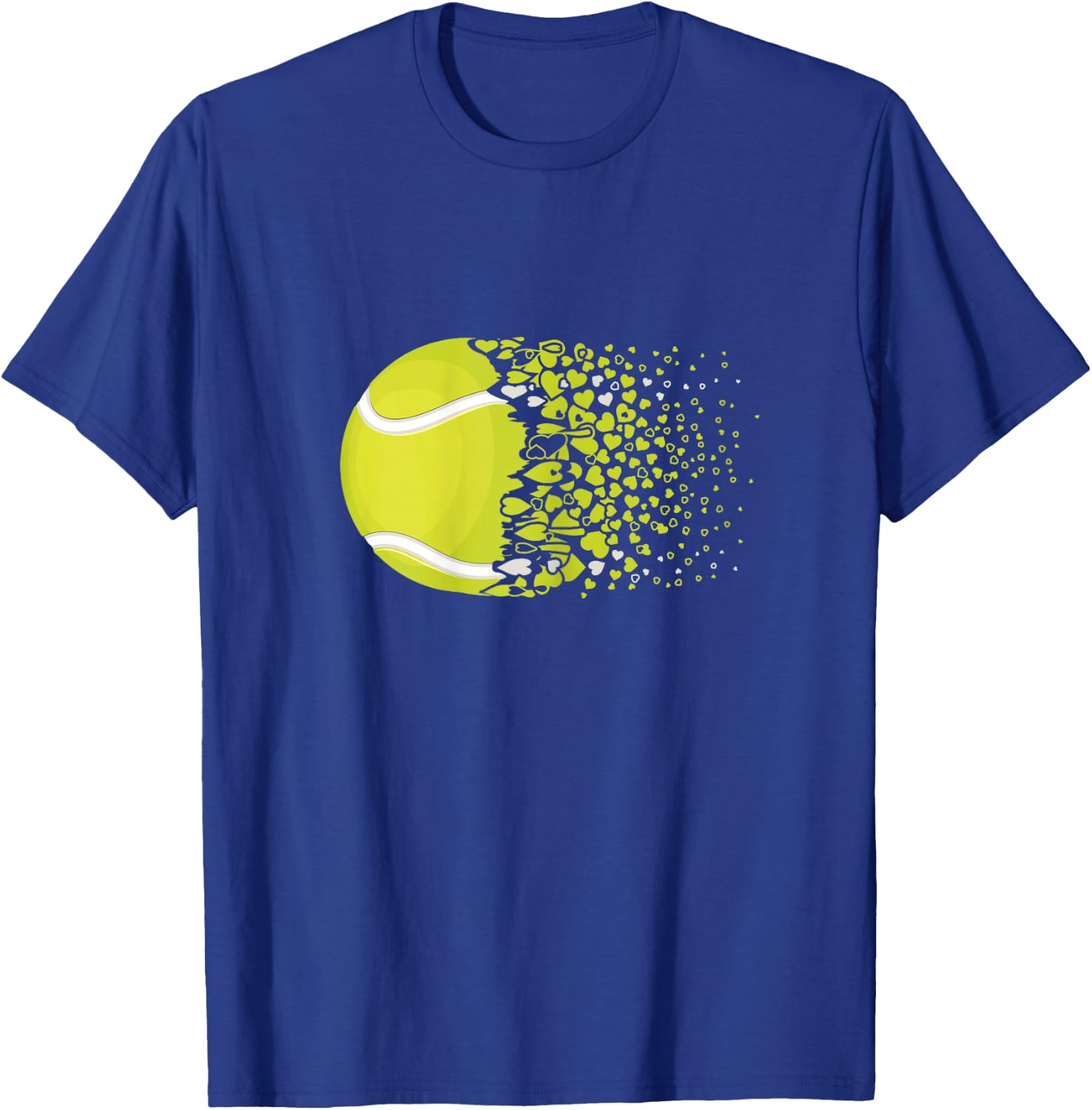 Tennis Graphic Women Girls Tennis Heart Love Tennis Player T-Shirt - T-Shirt | Royal