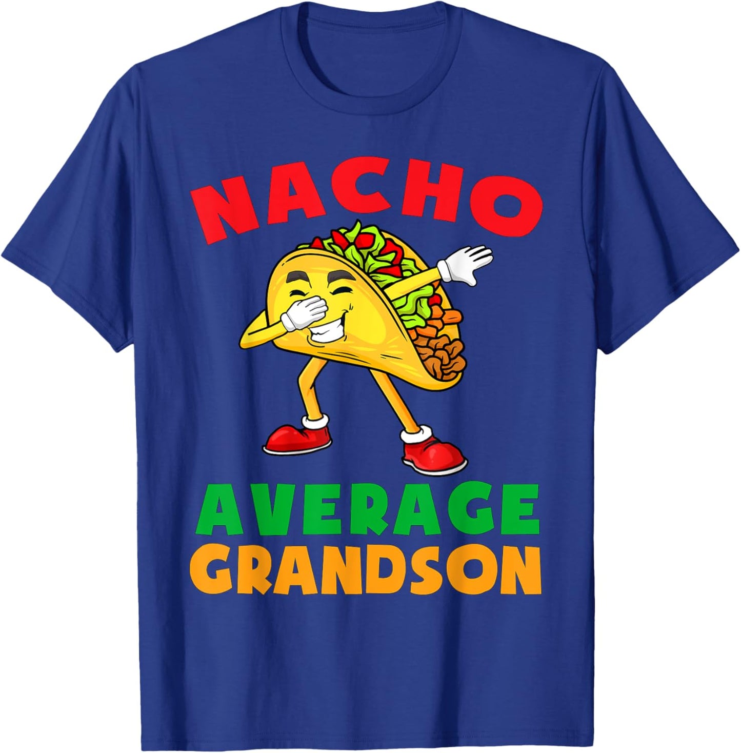 Nacho Average Grandson Cute Cinco De Mayo Shirt Toddler Kids T-Shirt - T-Shirt | Royal