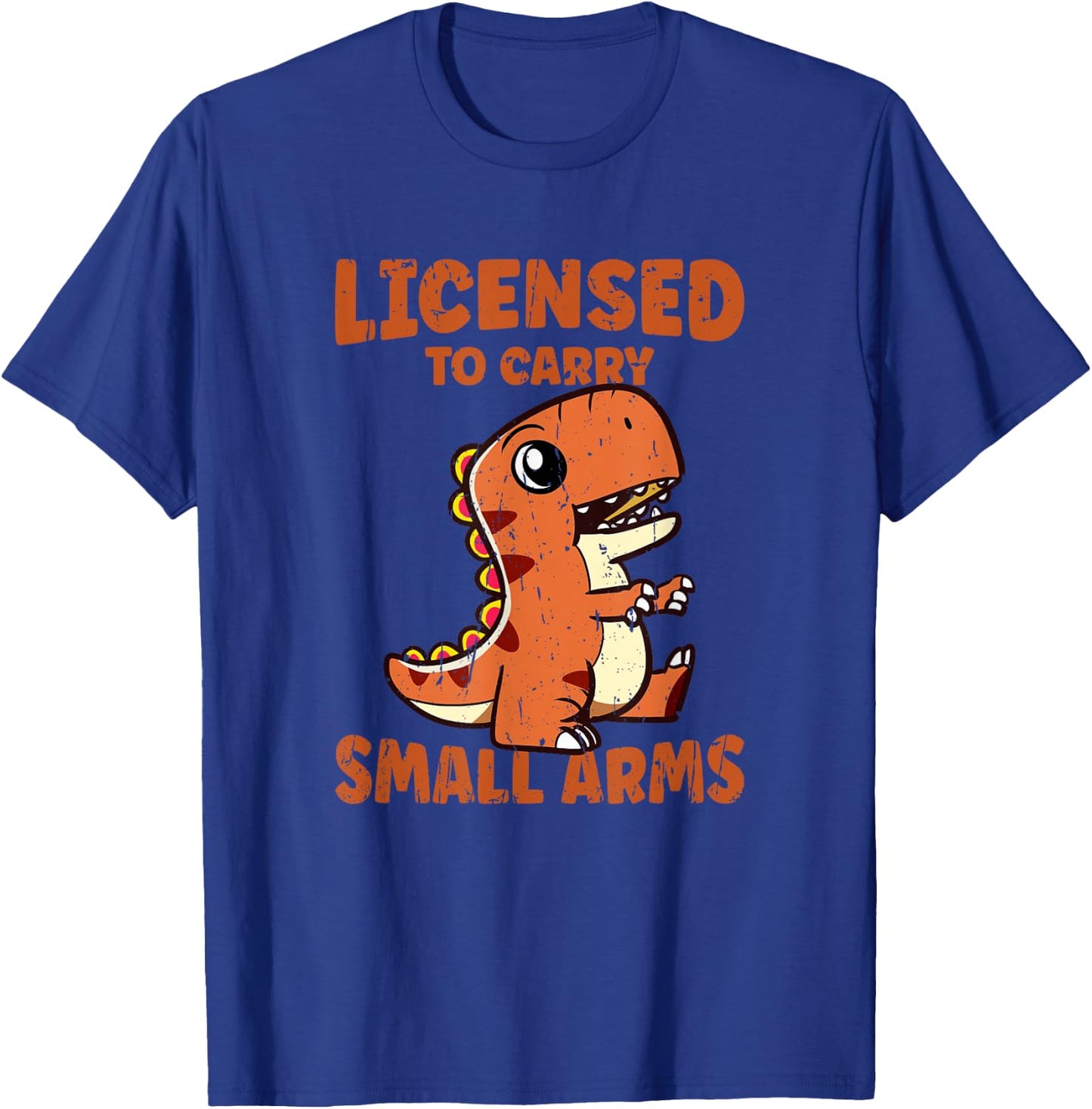 Licensed to carry small arms - trex T-Shirt - T-Shirt | Royal