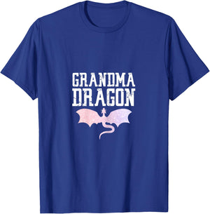 Grandma Dragon Grandmother Dragons Lover Mother's Day T-Shirt - T-Shirt | Royal