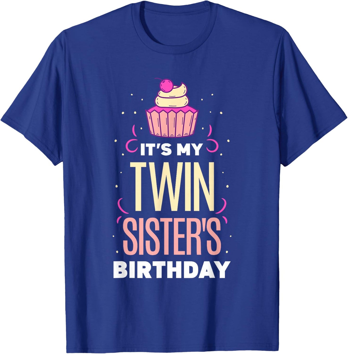 Der Geburtstag Meiner Zwillingsschwester Zwilling Gemini [German Language] T-Shirt - T-Shirt | Royal