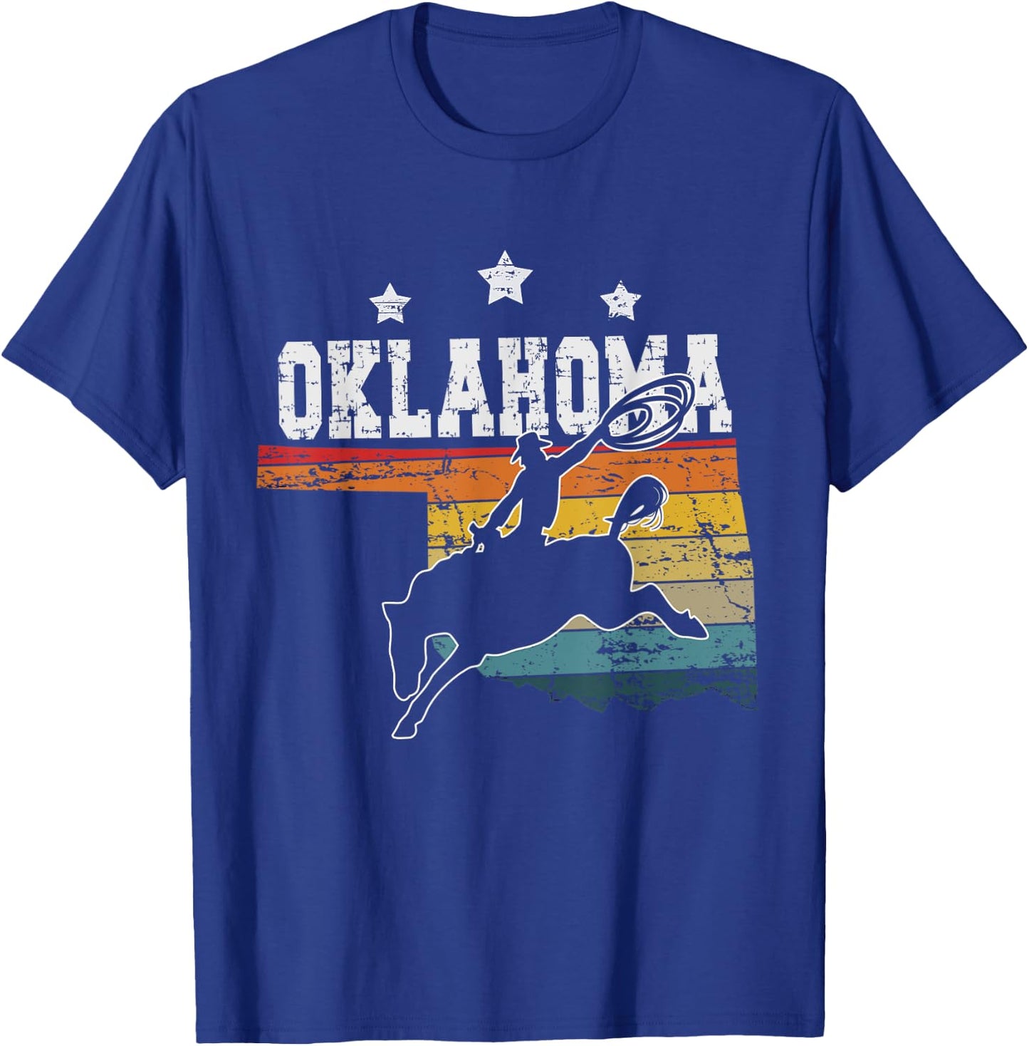 Vintage Oklahoma Rodeo T-Shirt - T-Shirt | Royal