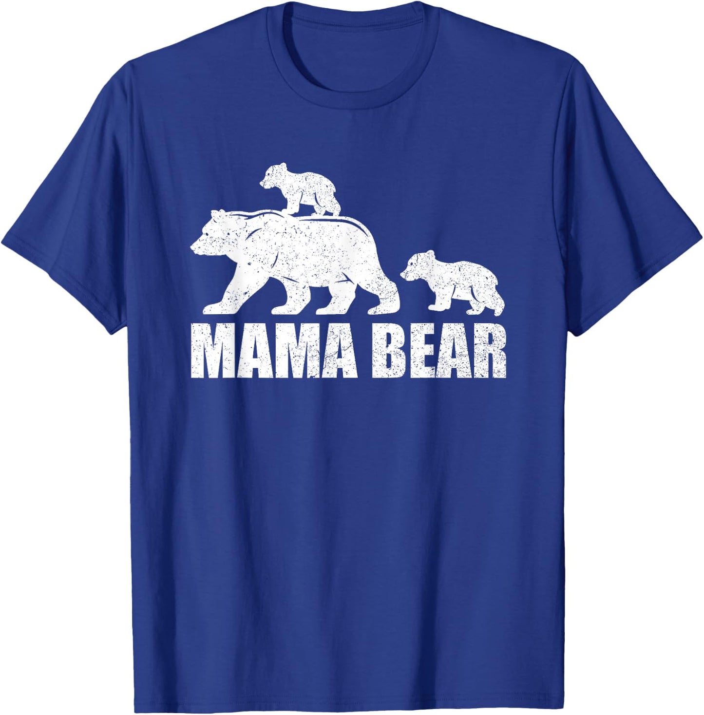 Mama Bear 2 Cubs Shirt Mama Bear Twin Mom 2 Kids T-Shirt - T-Shirt | Royal