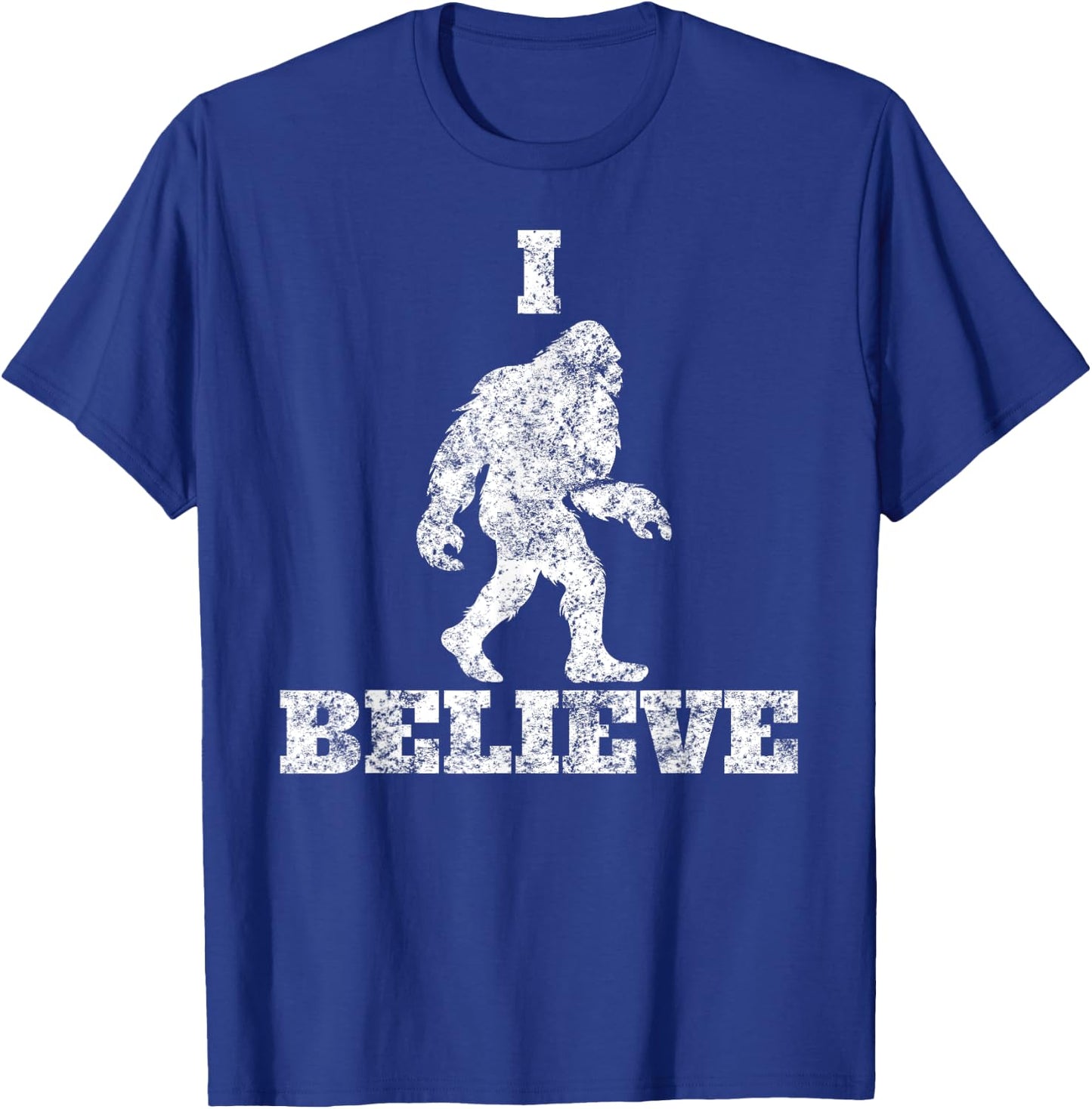 I Believe in Bigfoot Sasquatch Urban Legends Skunk Ape T-Shirt - T-Shirt | Royal