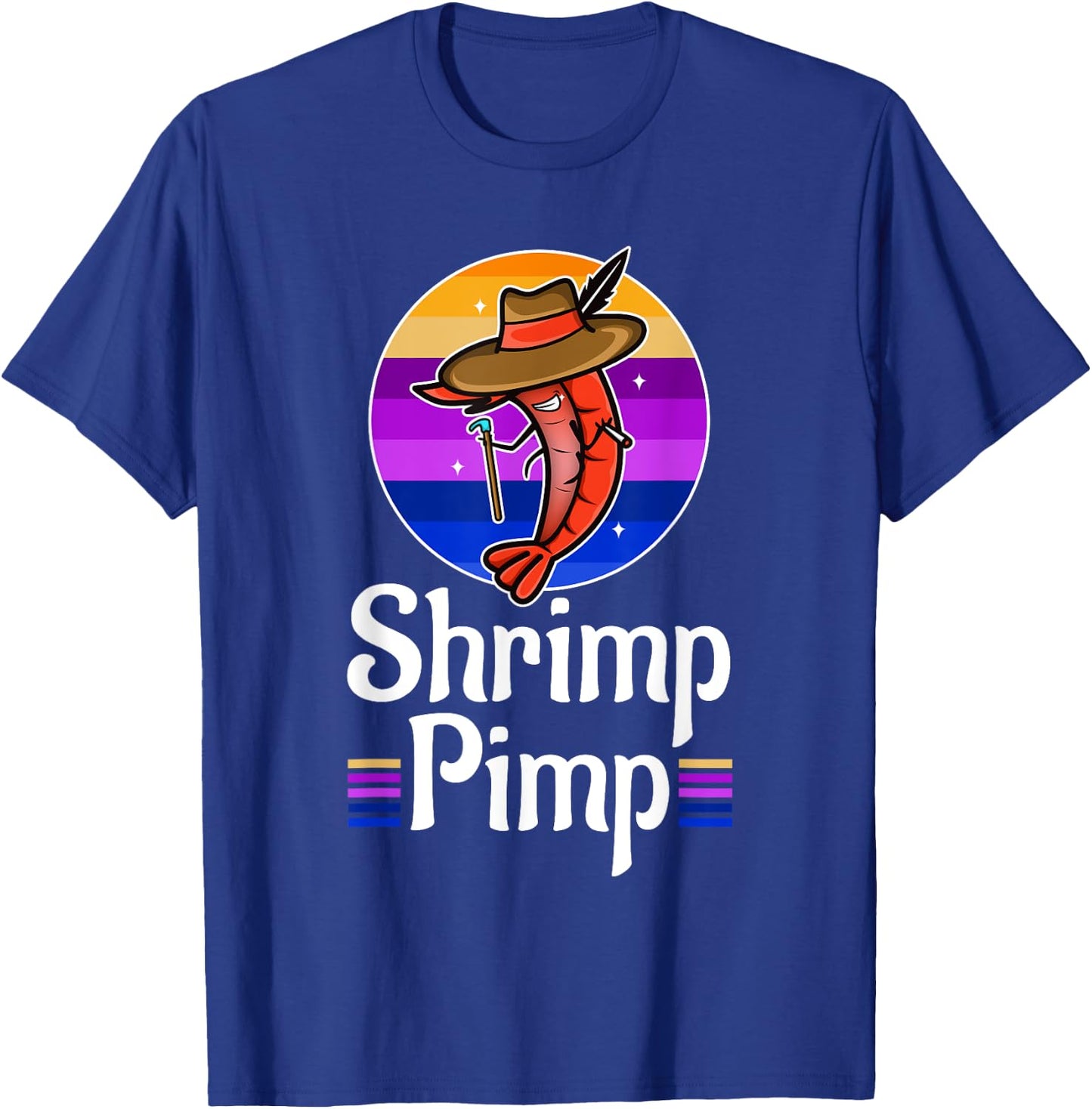 Shrimp Pimp T-Shirt - T-Shirt | Royal