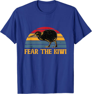 Fear the kiwi Design for a Kiwi Birdwatcher T-Shirt - T-Shirt | Royal