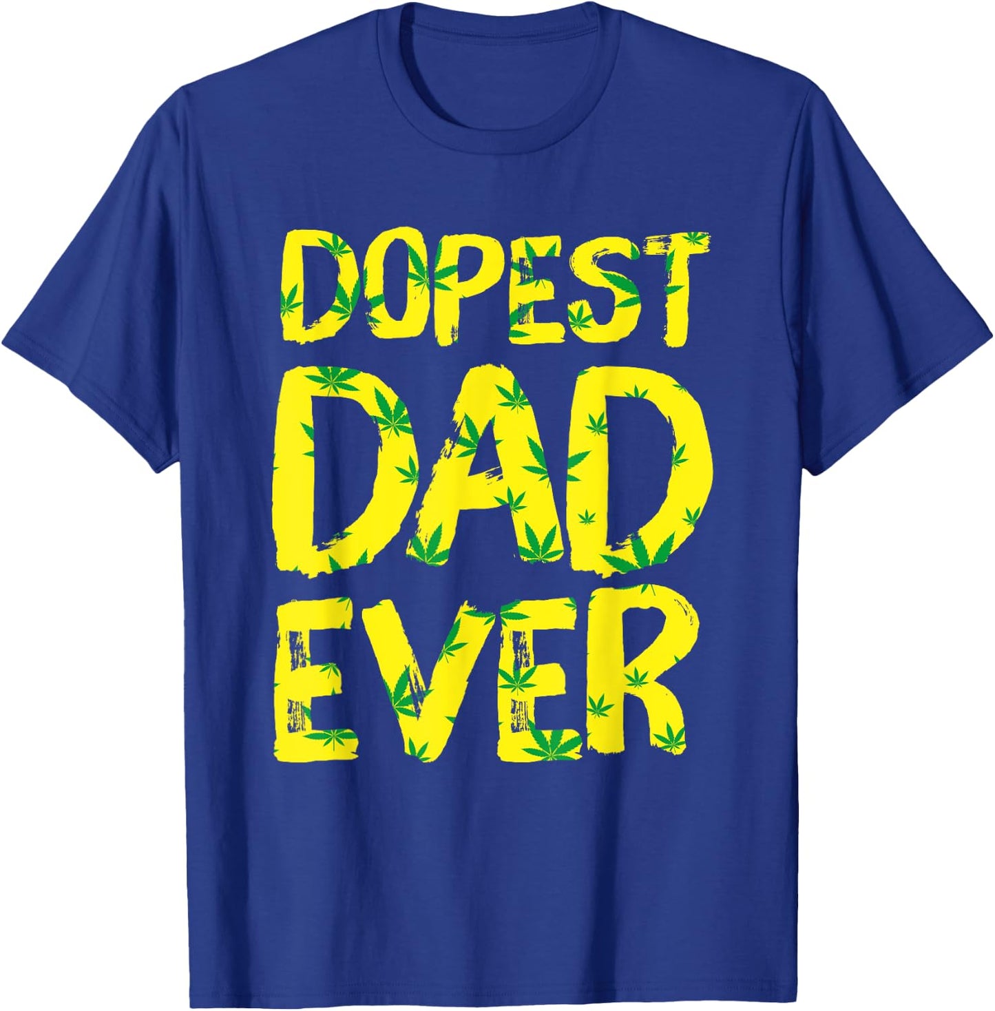 Retro Vintage Dopest Dad Ever Funny Father's Day T-Shirt - T-Shirt | Royal