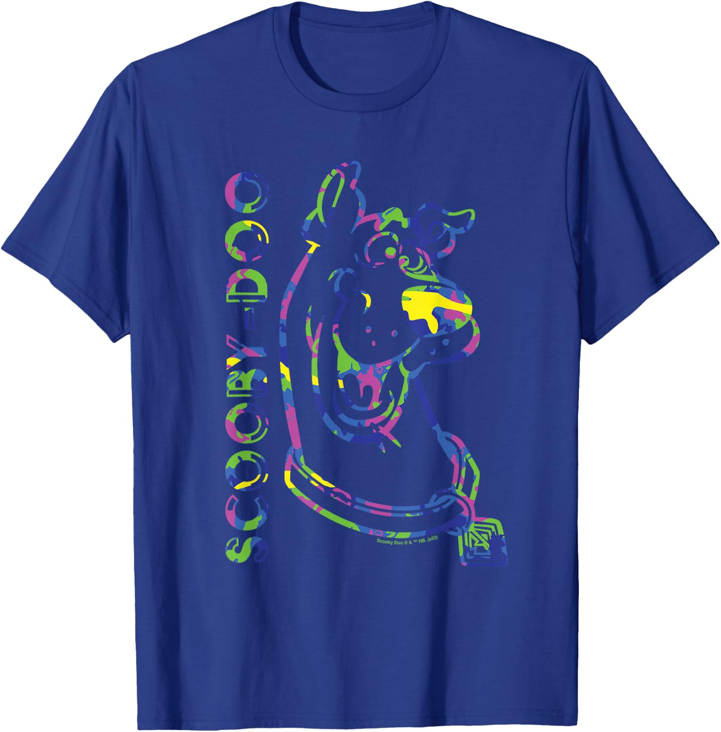 Scooby Doo Camo Tye Dye T-Shirt - T-Shirt | Royal