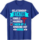 Relationship Status Taken By A Smoking Hot Nurse T-Shirt - T-Shirt | Royal
