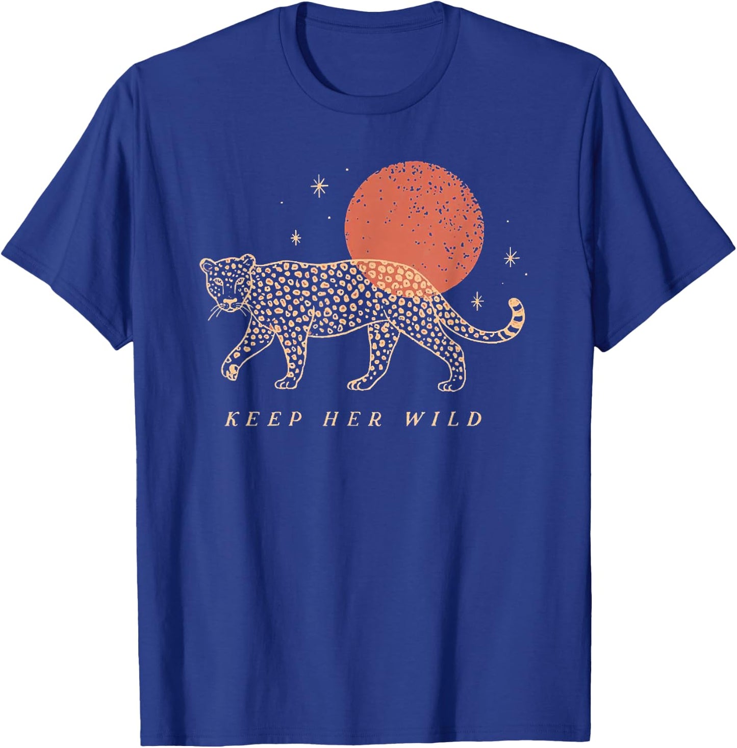 Keep Her Wild Panther Moon T-Shirt - T-Shirt | Royal