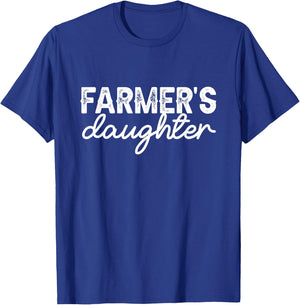 Farm Girl Country Southern Farmer's Daughter Farm Farmer T-Shirt - T-Shirt | Royal