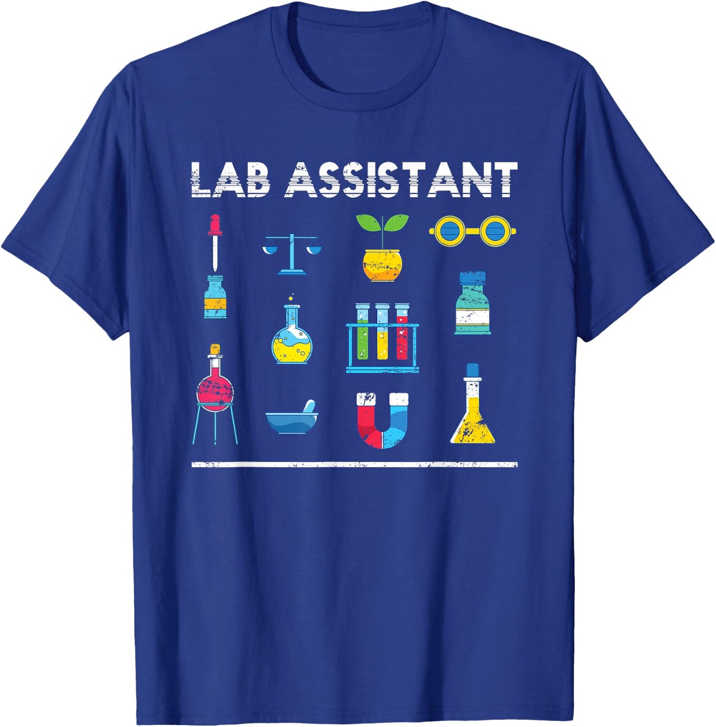 Lab Technician Scientist Geek Medical Laboratory Assistant T-Shirt - T-Shirt | Royal