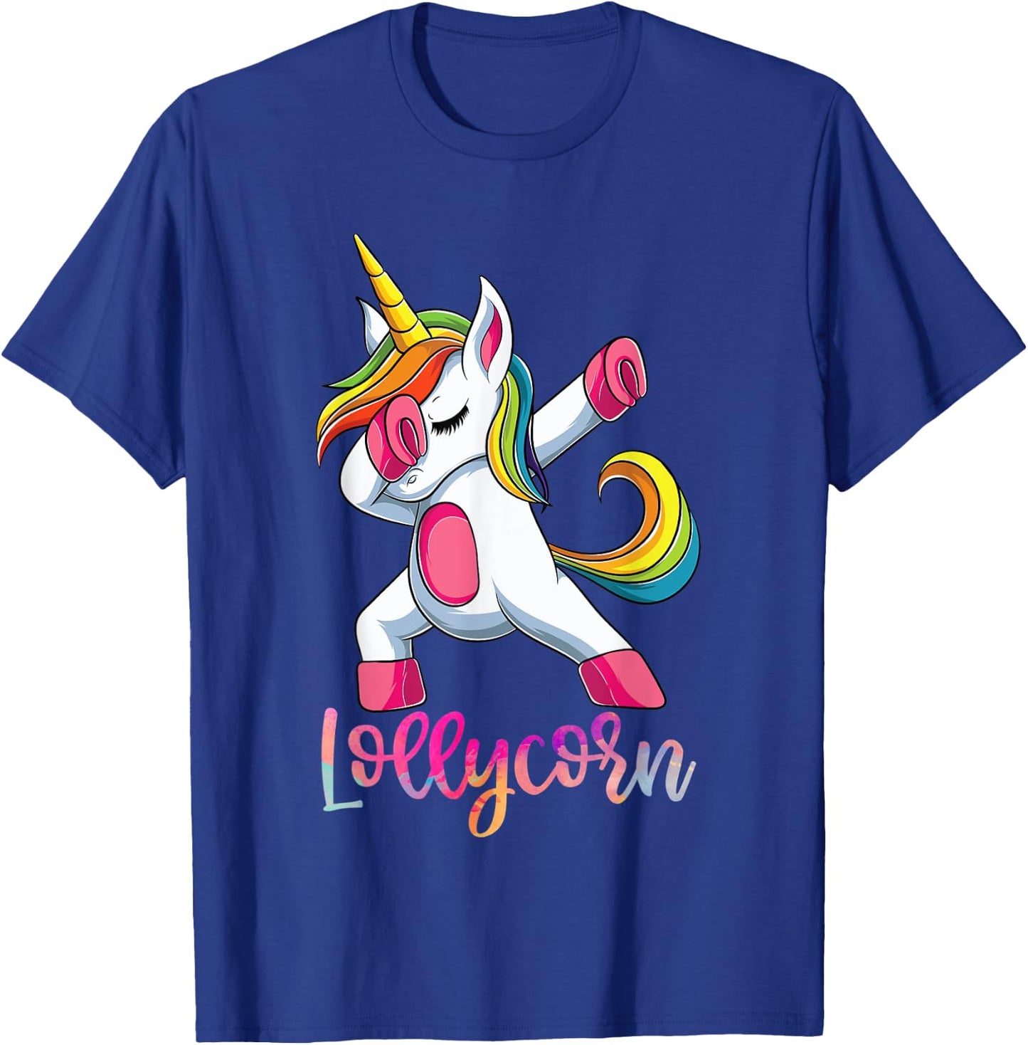 Lollycorn Lolly Unicorn Shirt, Mothers Day Grandma T-Shirt - T-Shirt | Royal