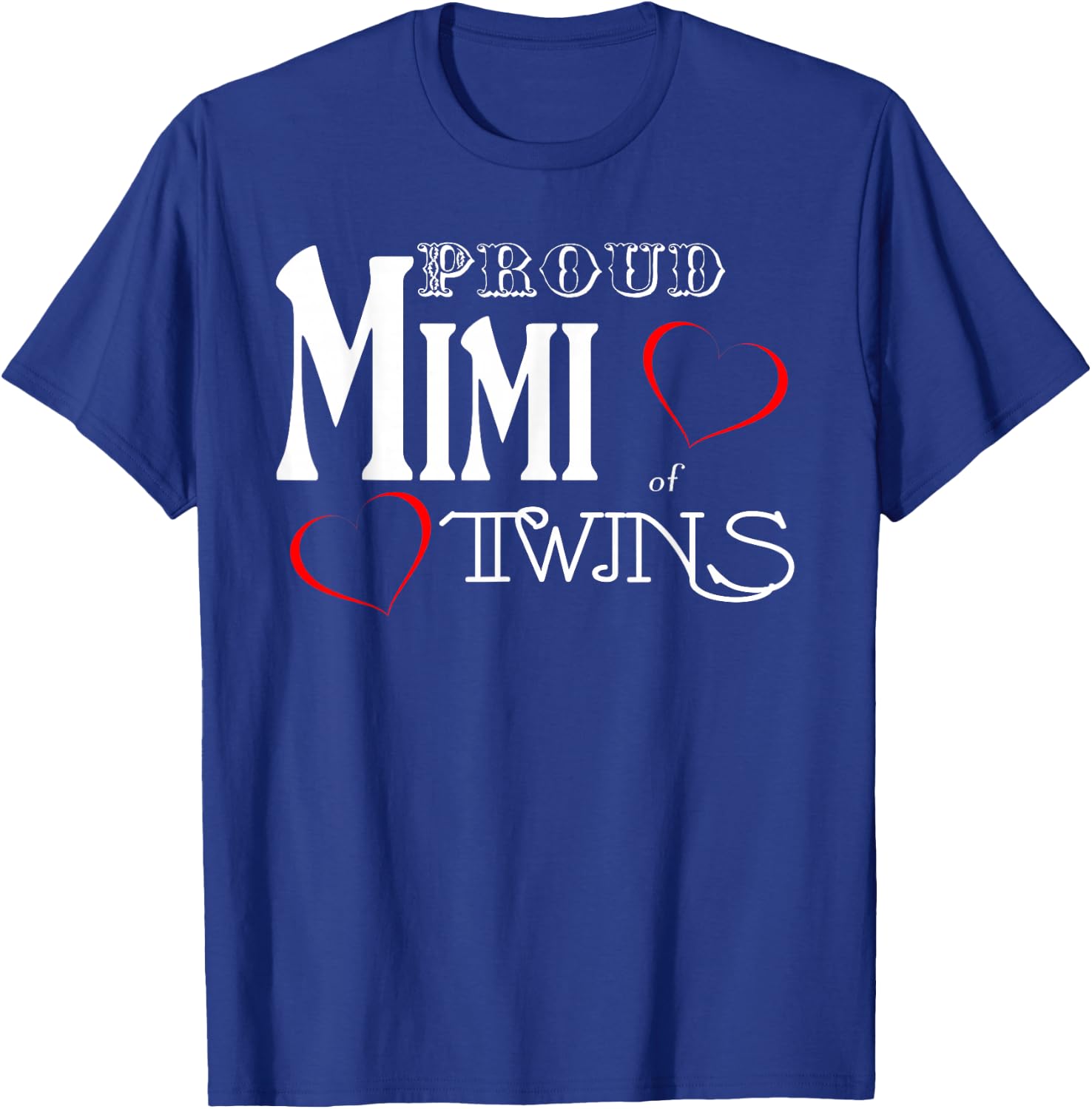 Twins Mimi Shirt - Proud Mimi of Twins - Women's T-Shirt - T-Shirt | Royal