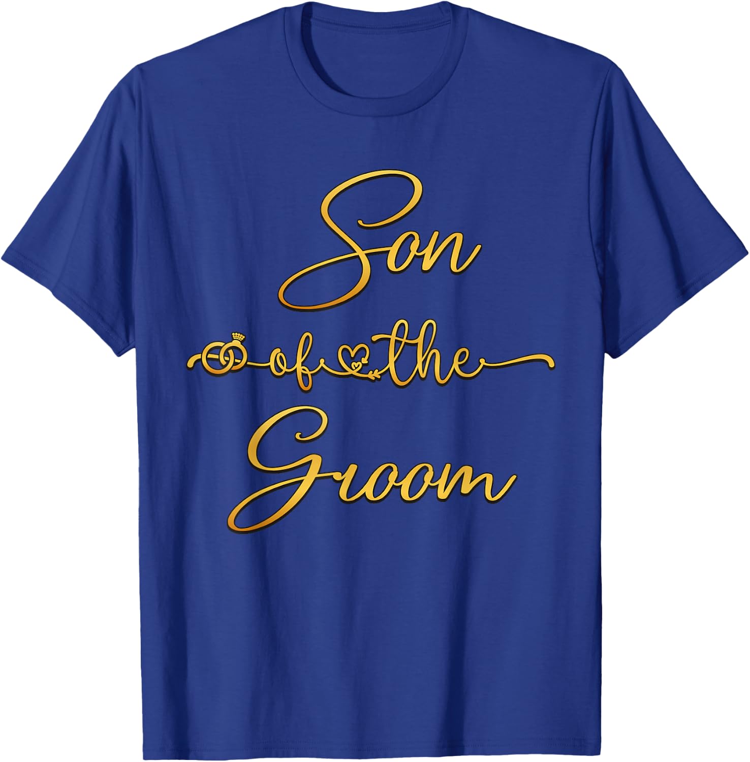 Son Of The Groom Wedding Party Idea T-Shirt - T-Shirt | Royal