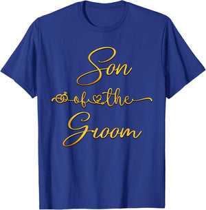 Son Of The Groom Wedding Party Idea T-Shirt - T-Shirt | Royal