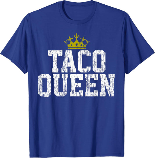 Taco Mexican Sports Gift Basketball Taco T-Shirt - T-Shirt | Royal