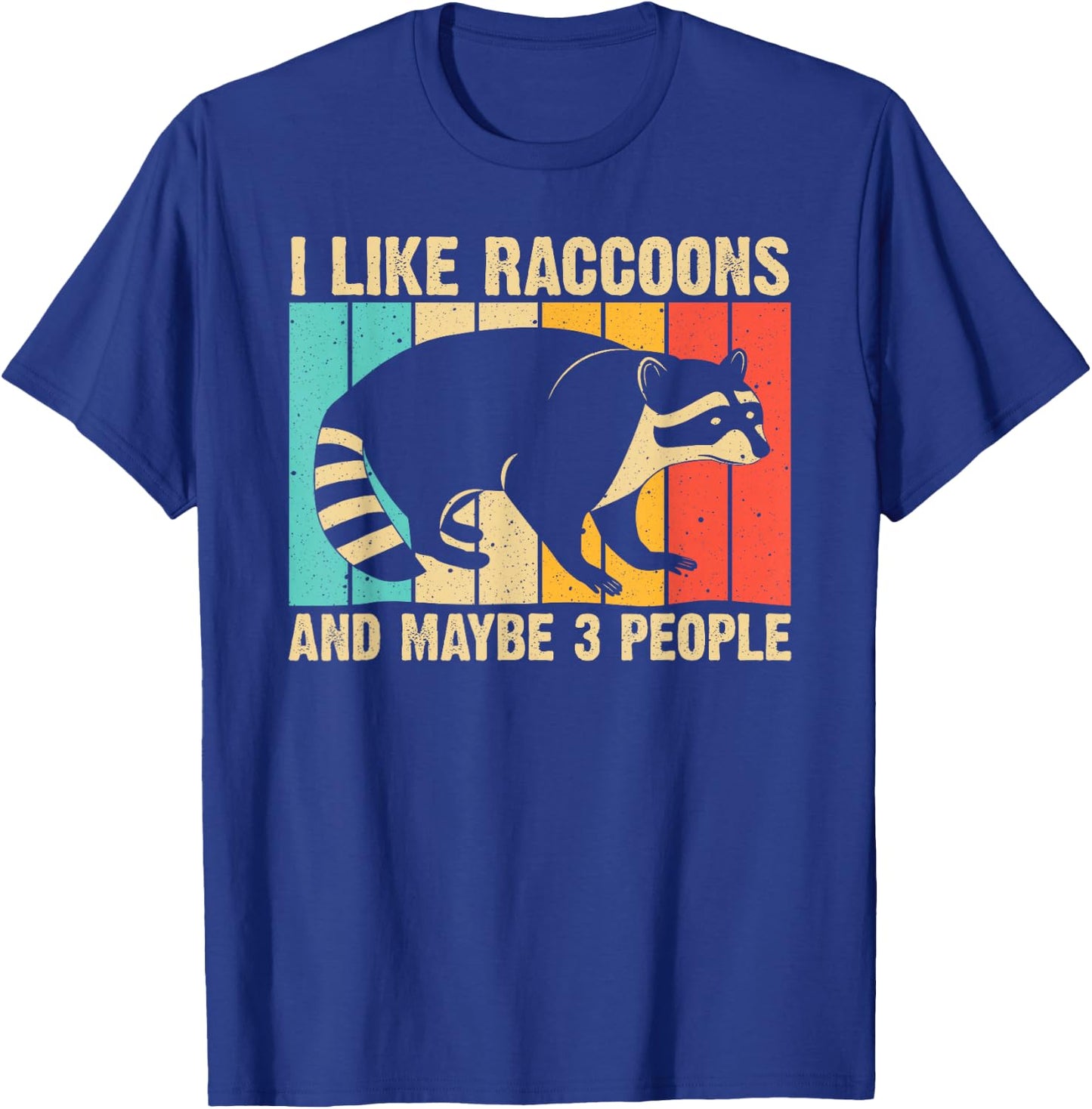 Funny Raccoon Design Women Raccoon Lover Introvert Small T-Shirt - T-Shirt | Royal