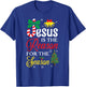 Jesus Is The Reason For The Season Christian Christmas Fan T-Shirt - T-Shirt | Royal