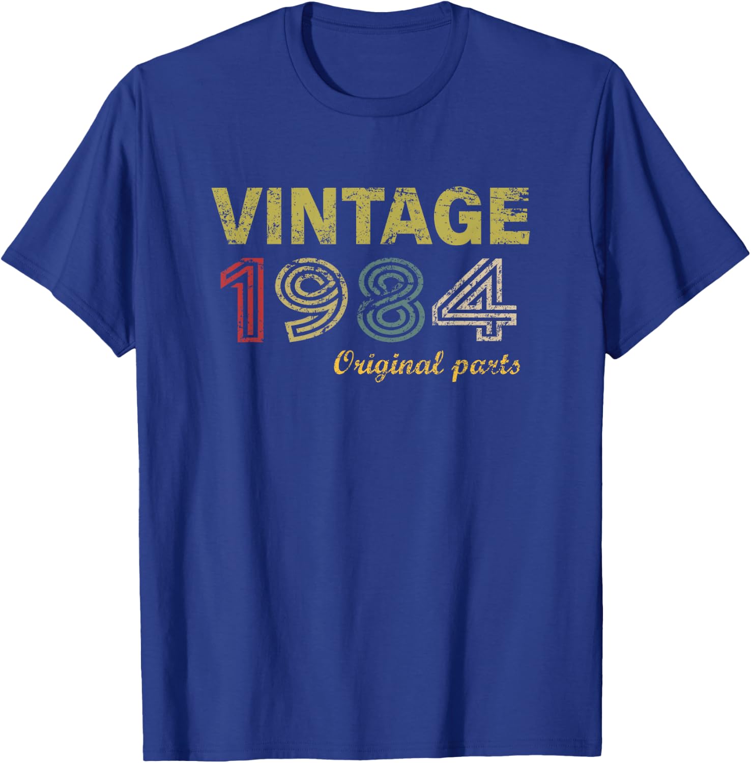 Vintage 1984 Cool 42 Year Old Bday 42nd Birthday Men Women T-Shirt - T-Shirt | Royal