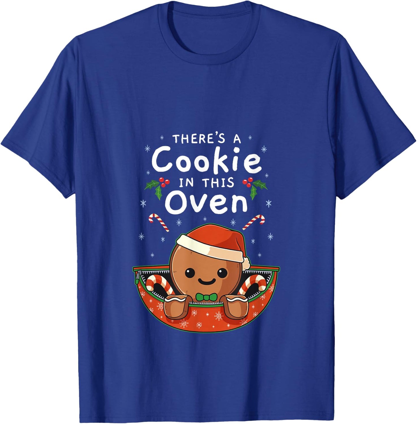 Gingerbread Man Baby Cookies In This Oven T-Shirt - T-Shirt | Royal