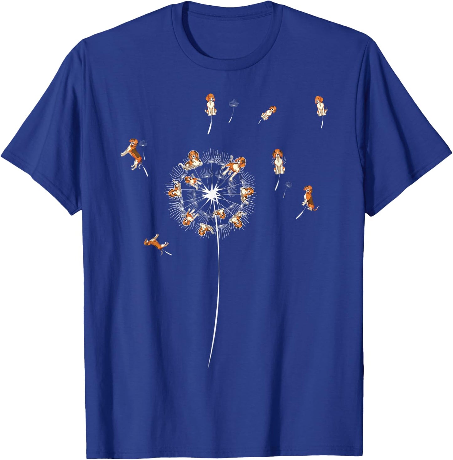 Dog Owner Animal Pet Owner Dog Lover Dandelion Funny Beagle Men Women Kids T-Shirt - T-Shirt | Royal