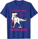 Kids I Wear Pink For My Aunt Breast Cancer Awareness Toddler T-Shirt - T-Shirt | Royal