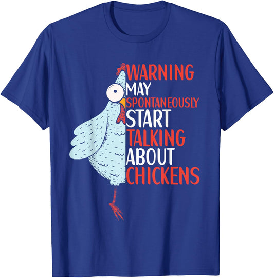 Chicken Funny Quote Chicken Outfit for Kids Women T-Shirt - T-Shirt | Royal