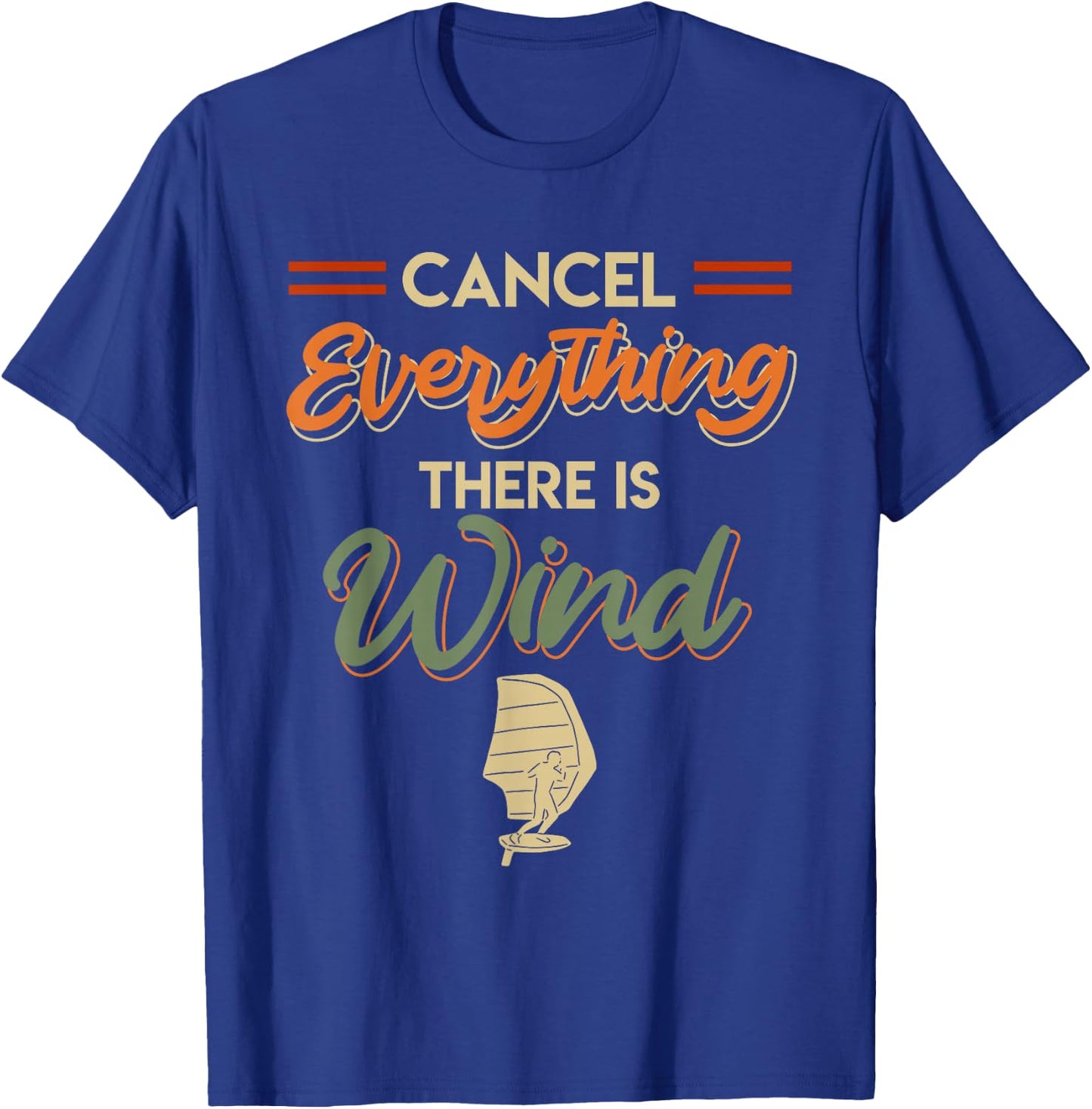 Wing Foil Wing Surf Wingfoiling Wingsurfing T-Shirt - T-Shirt | Royal