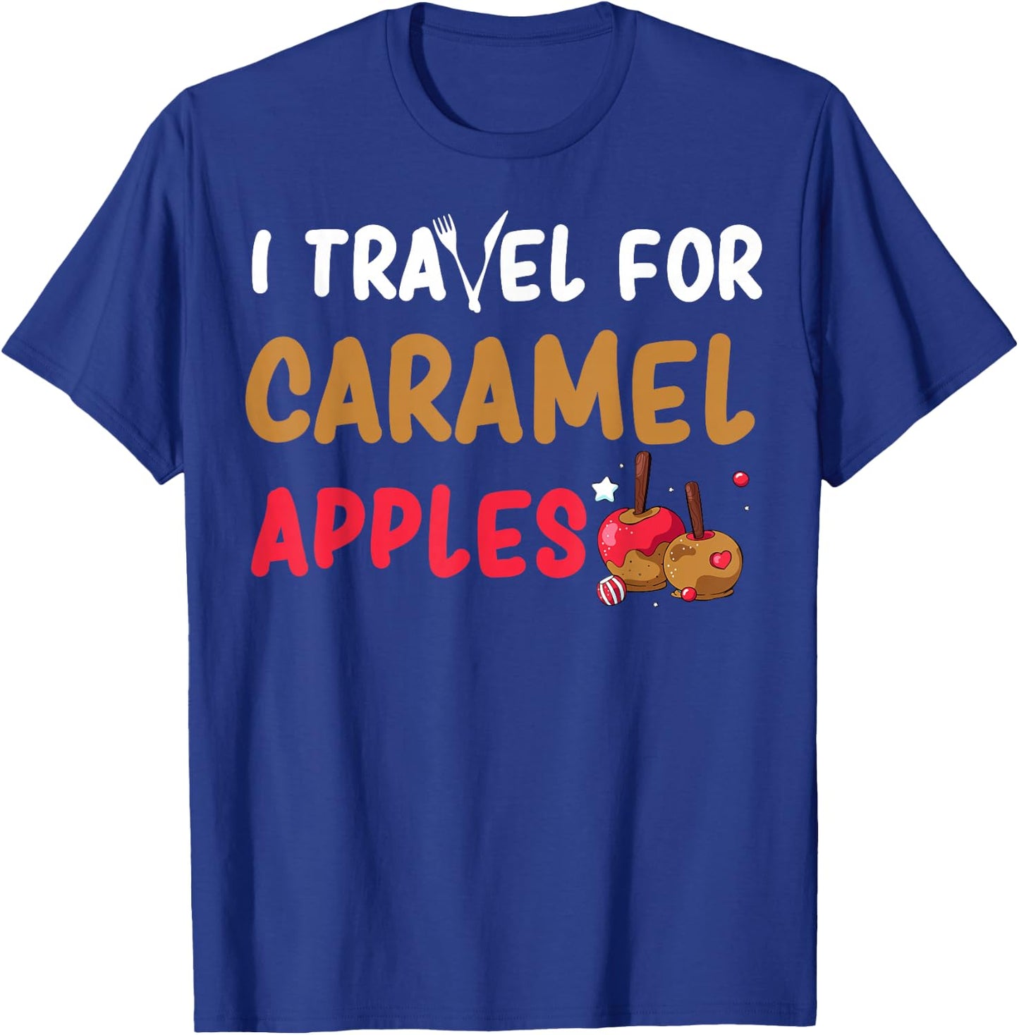 Caramel Apple Apparel - Great Funny Apples Lover Design T-Shirt - T-Shirt | Royal