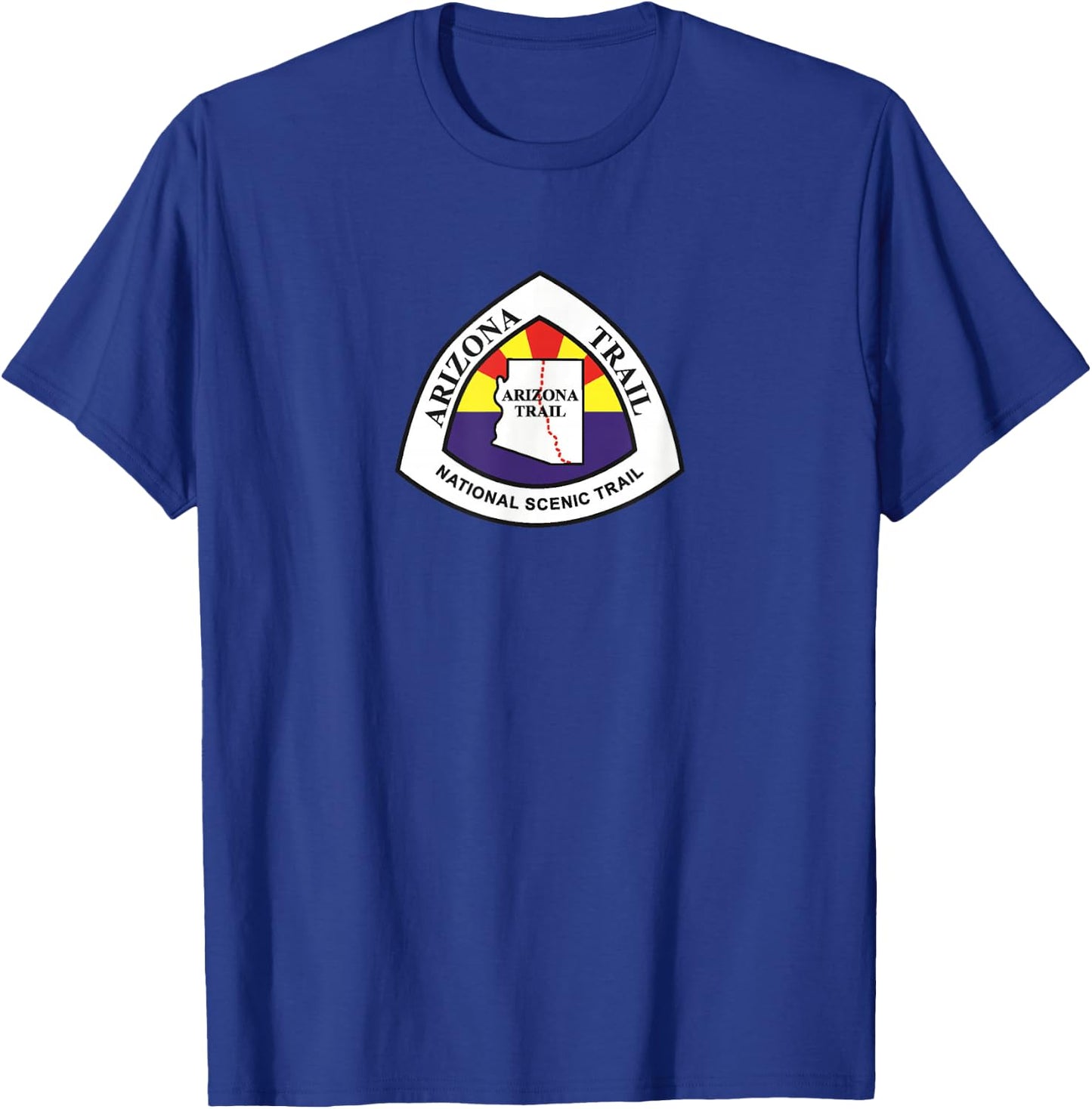 National Scenic Trail Shirt - Arizona Trail T-Shirt - T-Shirt | Royal