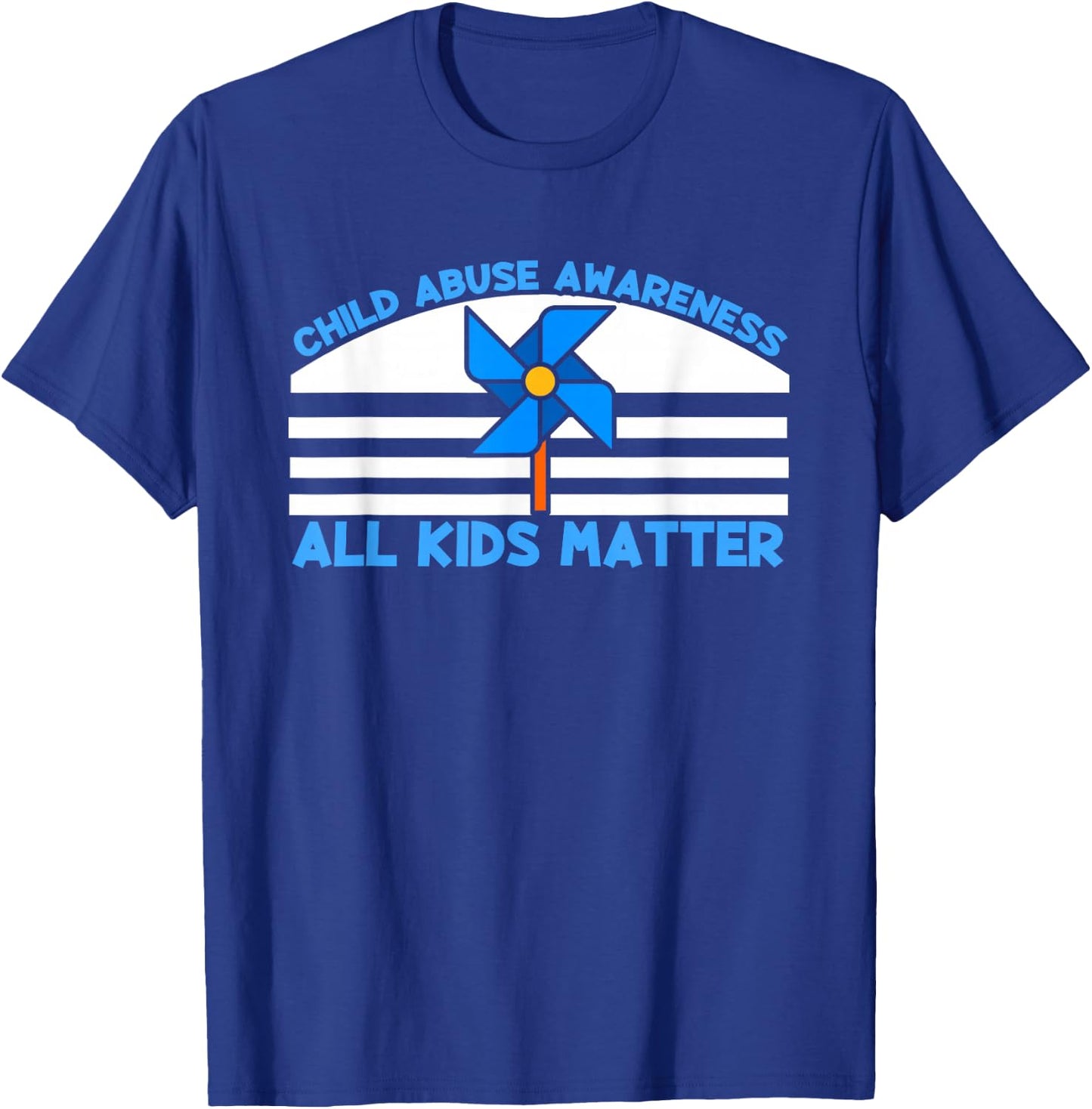 Child Kids Abuse Awareness Prevention Month April Support T-Shirt - T-Shirt | Royal