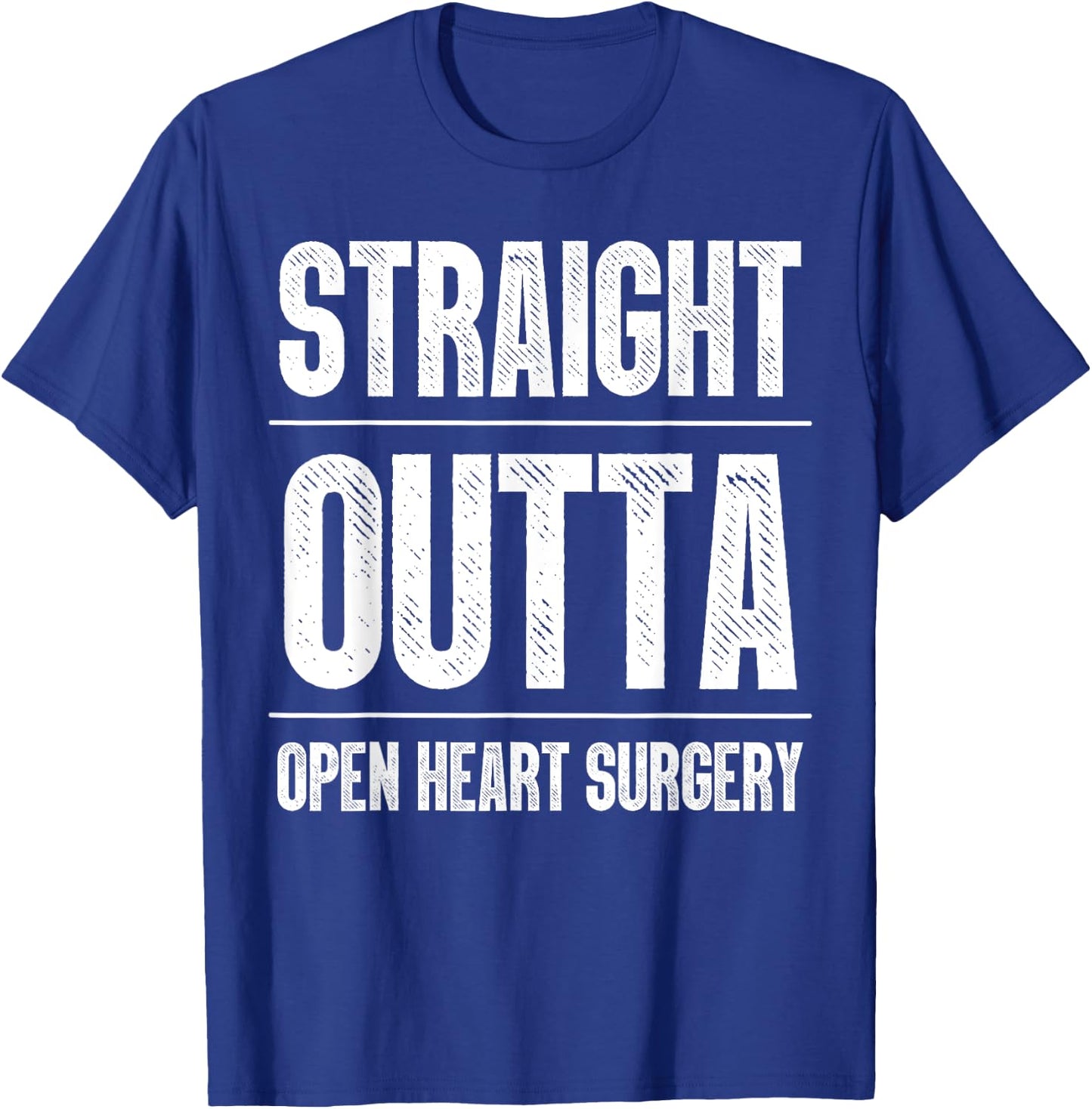 Cool Open Heart Surgery Art Men Women Bypass Post Surgery T-Shirt - T-Shirt | Royal