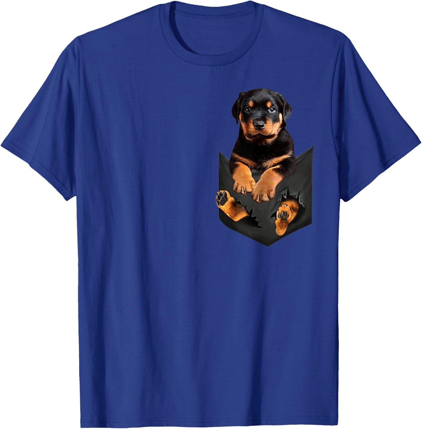 Funny Rottweiler in Your Pocket for Rott, Rottie Lovers T-Shirt - T-Shirt | Royal