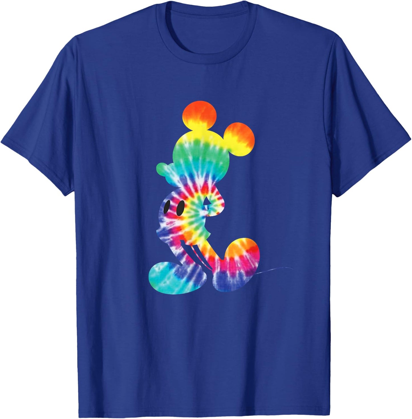 Disney Mickey Mouse Rainbow Tie Dye Small T-Shirt - T-Shirt | Royal