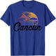 Cancun Mexico Beach Palm Tree Party Destination Gift T-Shirt - T-Shirt | Royal