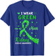 I Wear Green For My Mom Kidney Disease Awareness T-Shirt - T-Shirt | Royal
