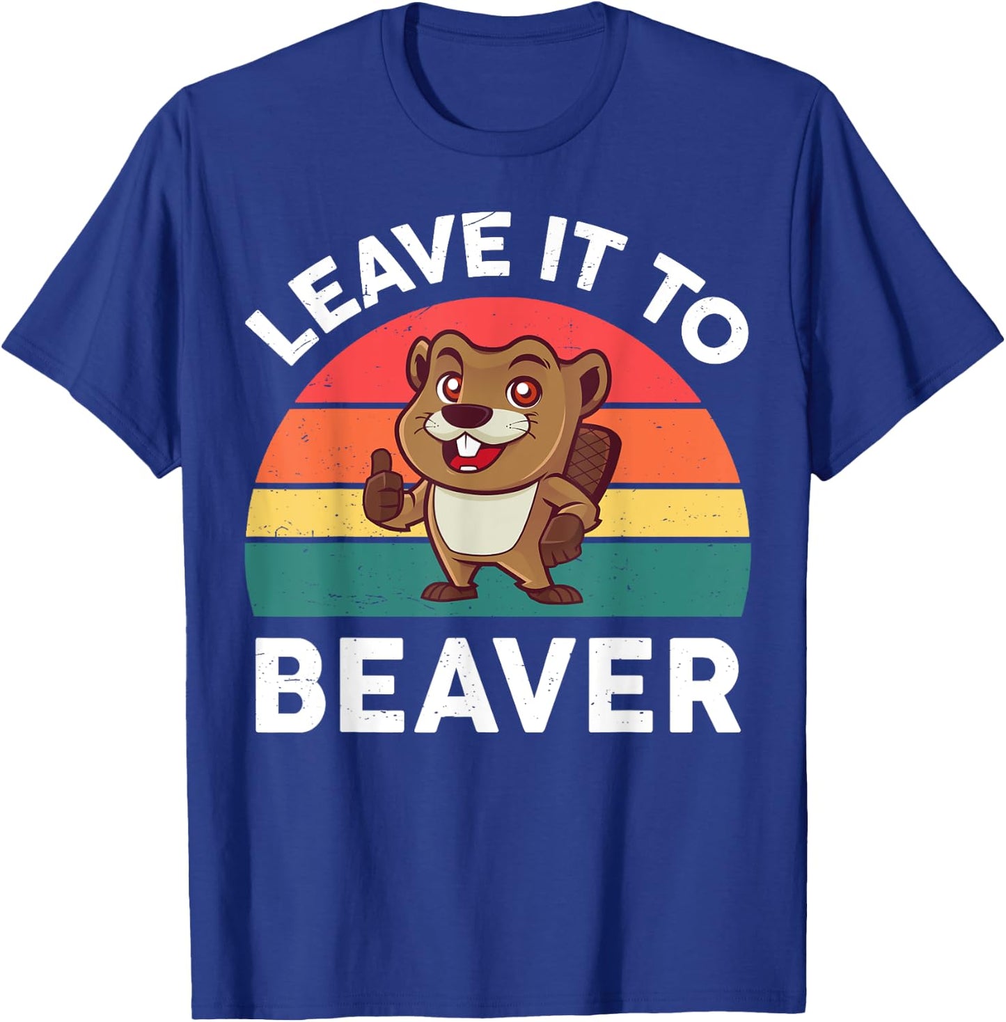 Leave It To Beaver Shirt Men Women Kids Funny Rodent T-Shirt - T-Shirt | Royal