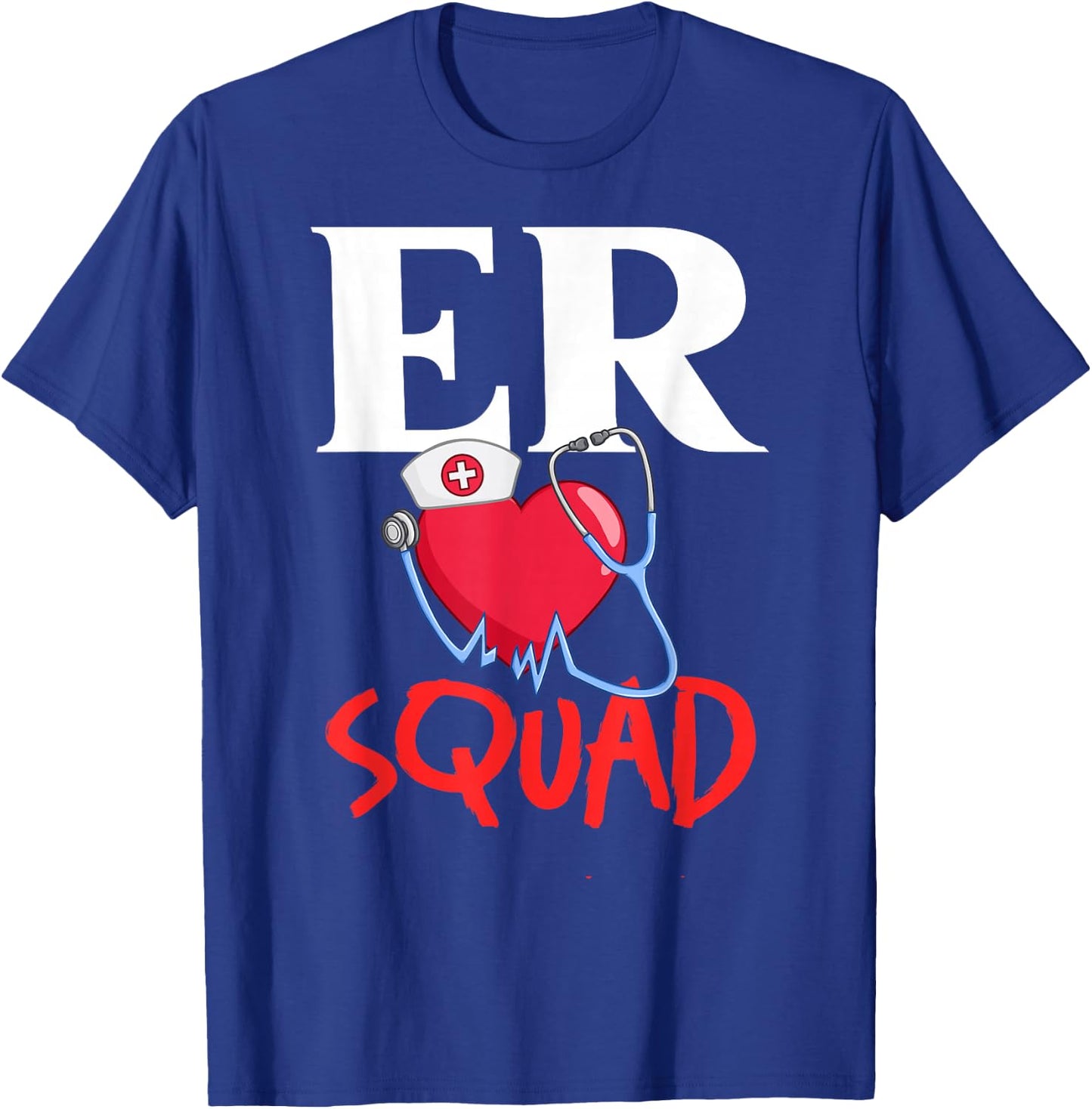 Emergency Room Technician ER Nurse Hospital Department T-Shirt - T-Shirt | Royal