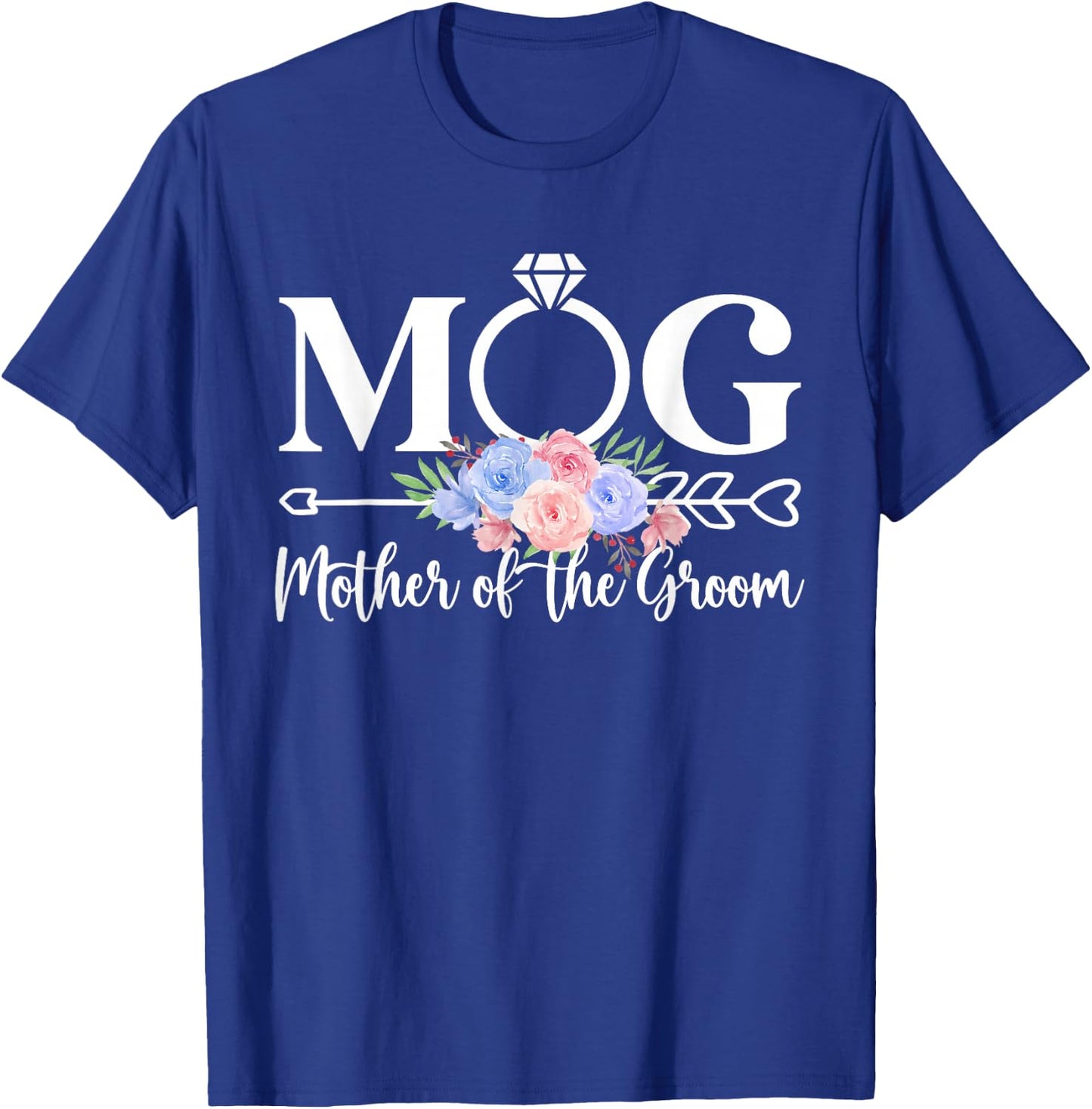 MOG Mother Of The Groom Mom Proud Mama Of The Groom T-Shirt - T-Shirt | Royal