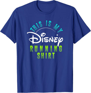 Disney Athletic Running Logo T-Shirt - T-Shirt | Royal