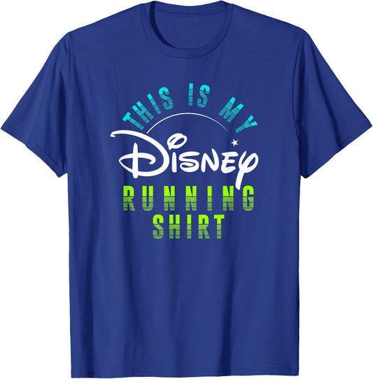 Disney Athletic Running Logo T-Shirt - T-Shirt | Royal