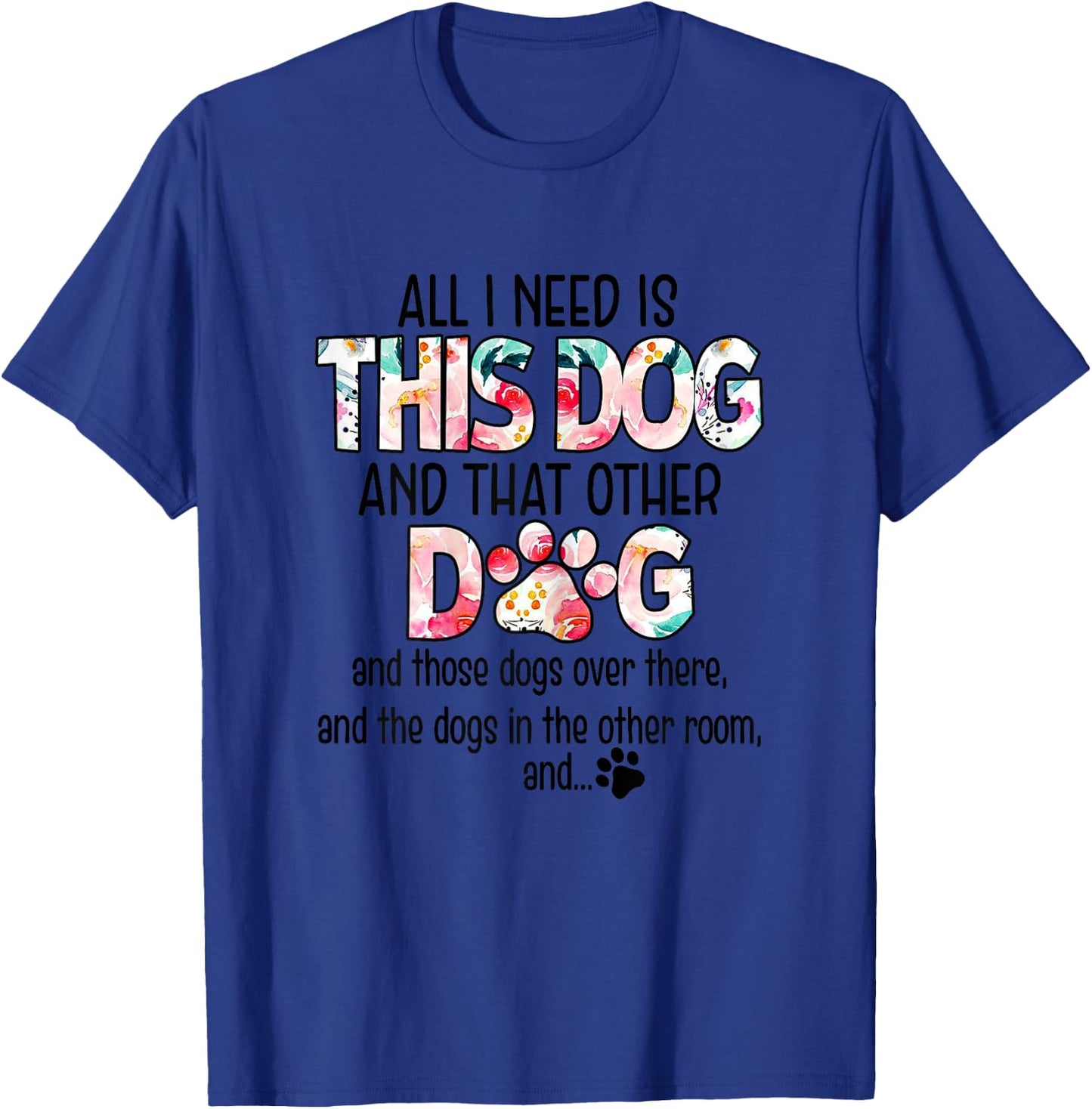 Dog Mama - Dog Motif with Dog Saying Girls Kids T-Shirt - T-Shirt | Royal