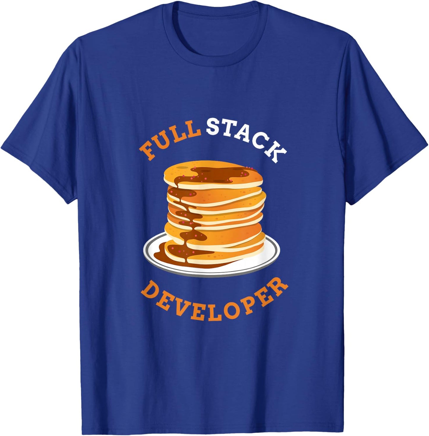 Programmer Coding Full Stack Developer T-Shirt - T-Shirt | Royal