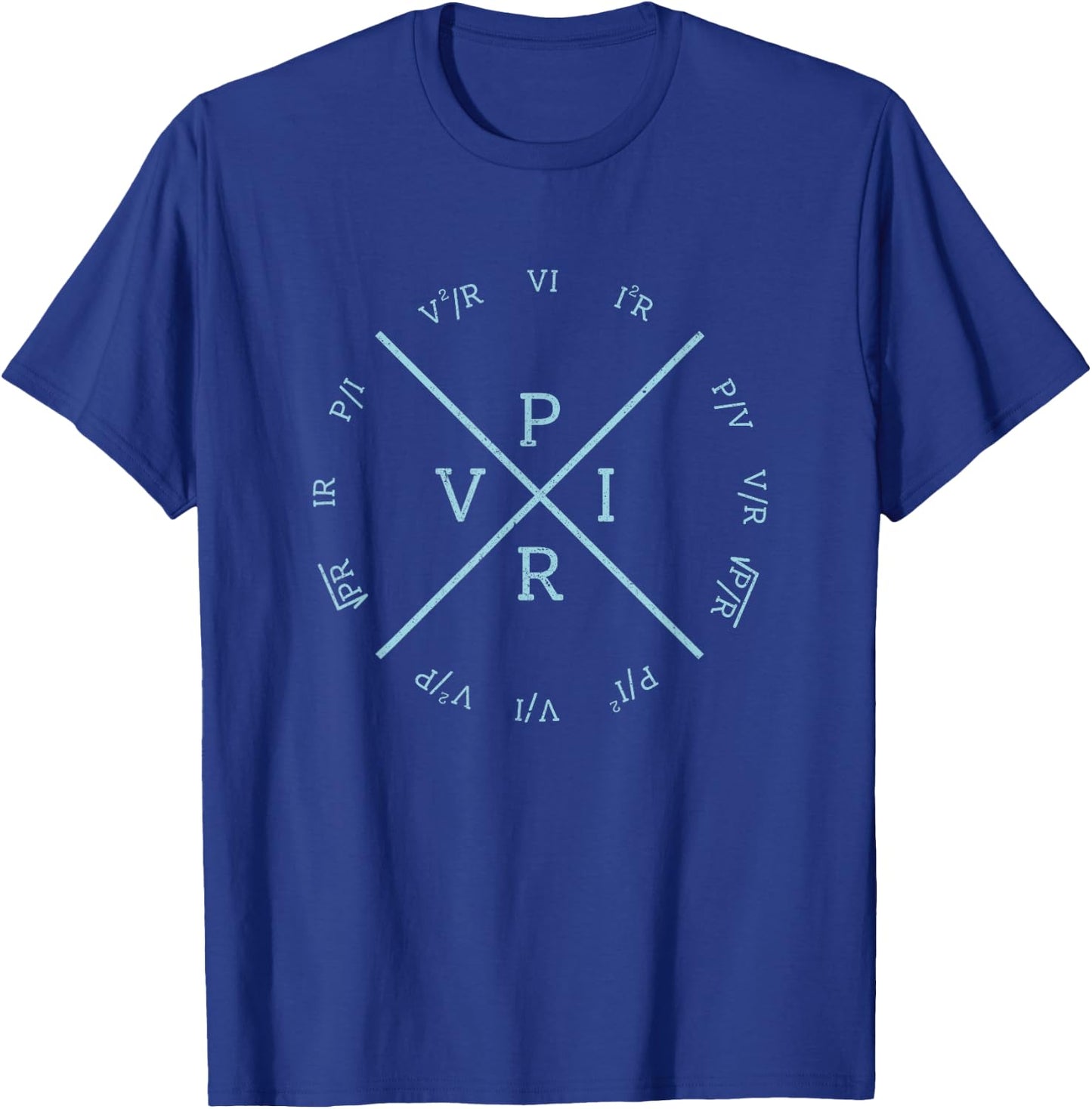 Ohms Law Power Wheel - Electrical Electronics Engineer T-Shirt - T-Shirt | Royal