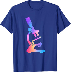 Microscope - Medical Laboratory Technician Lab Technologist T-Shirt - T-Shirt | Royal