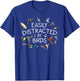 Funny Easily Distracted By Birds Cool Bird Gift Men Women T-Shirt - T-Shirt | Royal