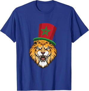 Morocco Flag Moroccan Soccer Supporter women kids T-Shirt - T-Shirt | Royal